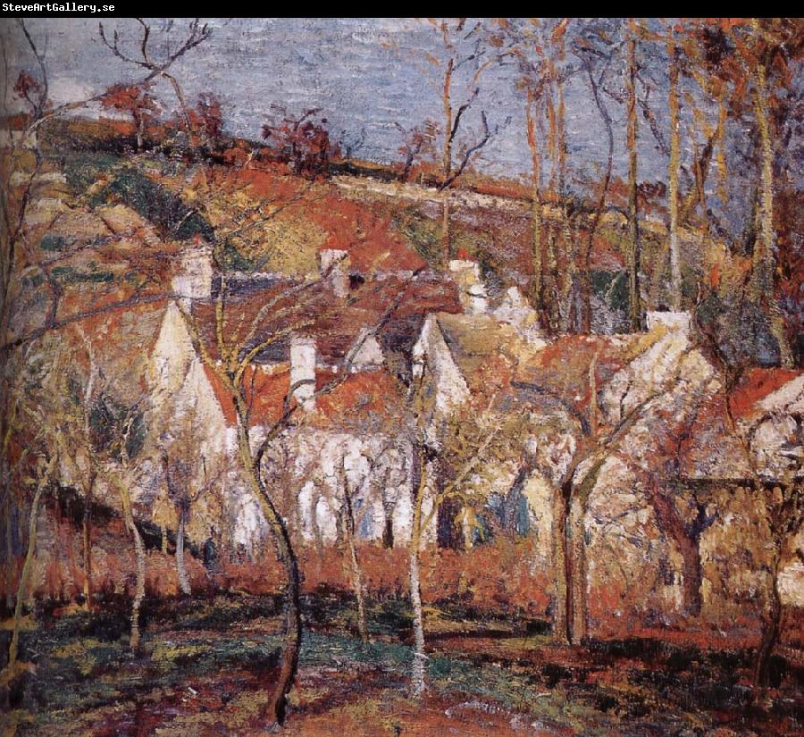 Camille Pissarro Red roof house